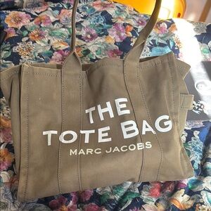 Marc Jacobs Tan Structured Tote Bag